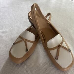 Vintage ANNE KLEIN Sandrine Loafer Slingback Size 9.5